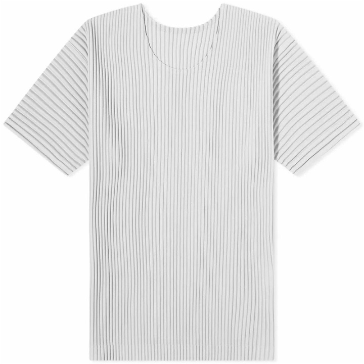 Photo: Homme Plissé Issey Miyake Men's Pleated T-Shirt in Grey