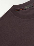 Loro Piana - Cashmere and Silk-Blend T-Shirt - Purple