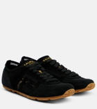 Balmain Runner suede-trimmed sneakers