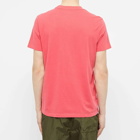Moncler Men's Taped Seam Logo T-Shirt in Pink