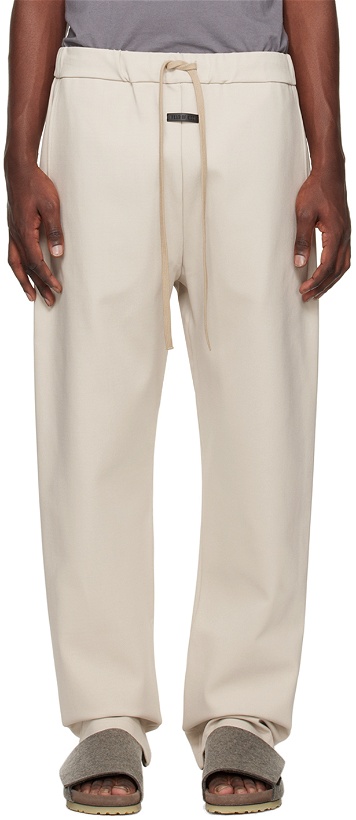 Photo: Fear of God Beige Relaxed Trousers