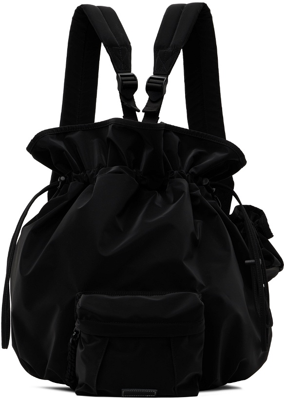 Photo: ADER error Black Drawstring Backpack
