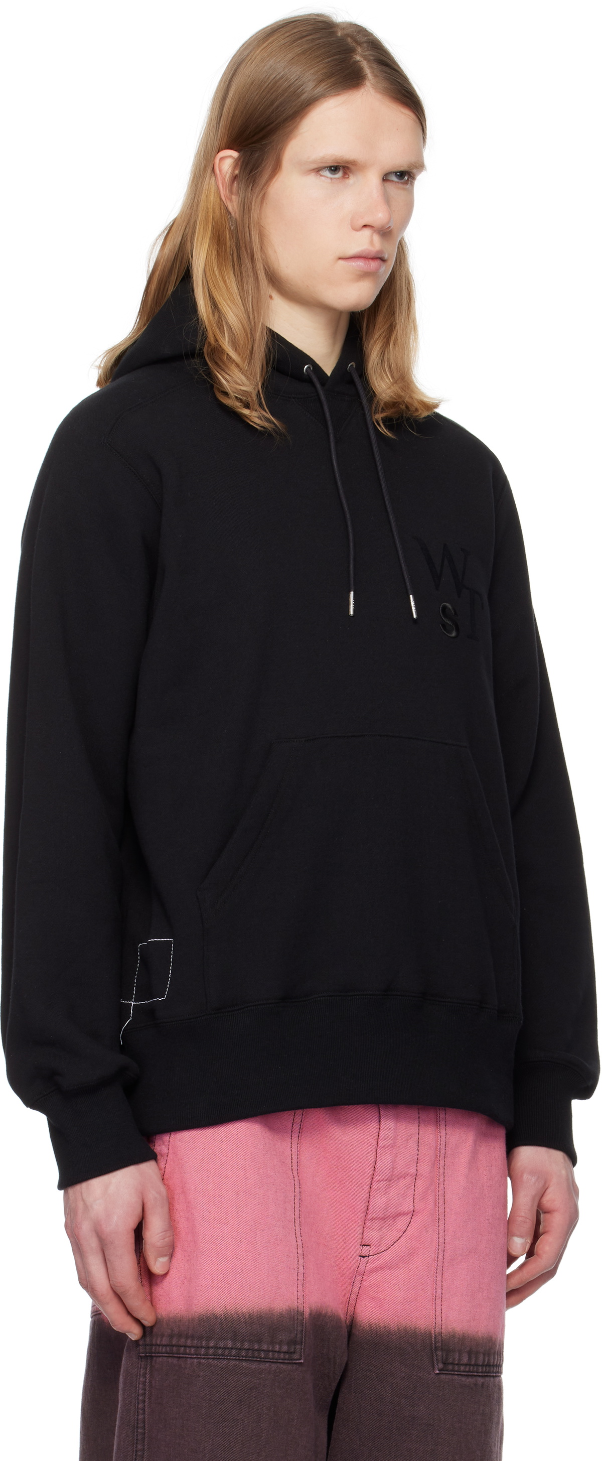 超特価‼️Sacai×WTAPS Flock Print Hoodie 黒XXL WTAPS sacai Flock Print Hoodie Cotton 【公式通販】