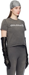 Doublet Black Printed T-Shirt