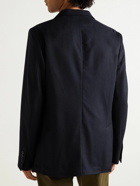 Brioni - Unstructured Wool-Felt Blazer - Blue