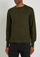 Officine Générale Nina Merino Wool Jumper Olive