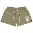 Advisory Board Crystals Men's Athletics Track Short in Olive