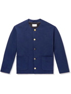 4SDesigns - Cotton-Jersey Cardigan - Blue