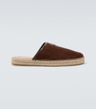 Valentino Garavani Palm Avenue VLogo suede mules