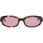 RETROSUPERFUTURE Brown Esatto Sunglasses
