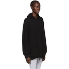 Balenciaga Black Mini Logo Hoodie