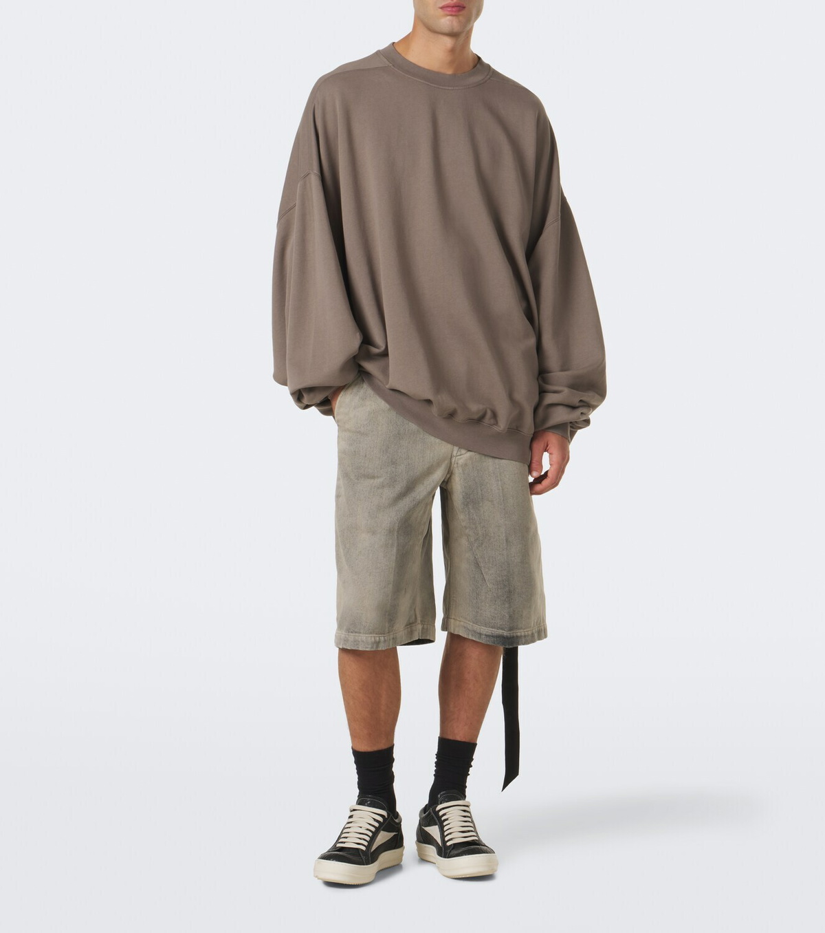 Rick Owens DRKSHDW Hun cotton sweatshirt