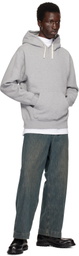 BEAMS PLUS Gray Sweat Pullover Raised Back Hoodie