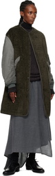Junya Watanabe Khaki Long Bomber Jacket