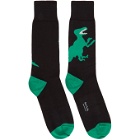 PS by Paul Smith Three-Pack Multicolor Big Dinosaur Socks