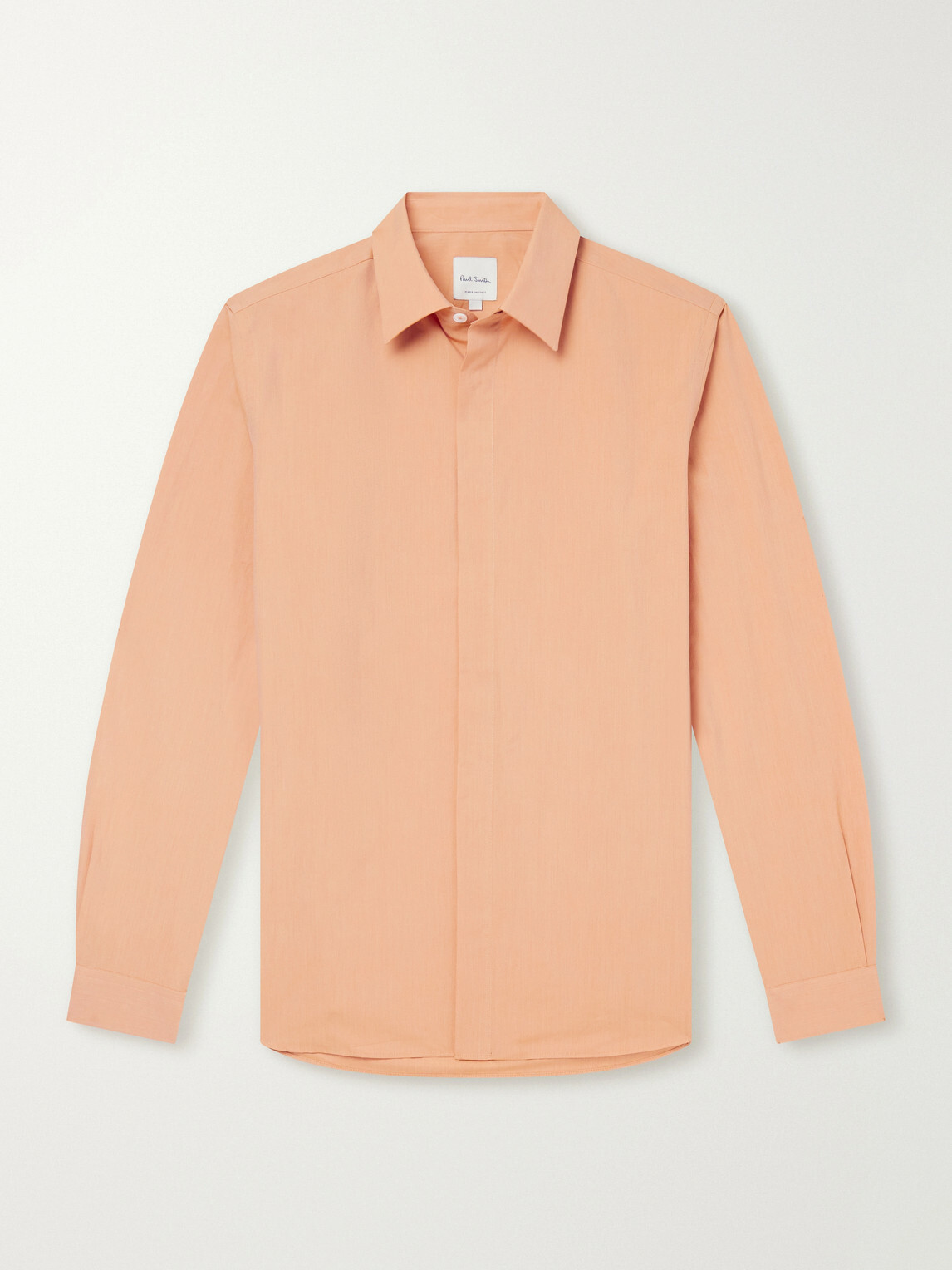 Paul Smith - Cotton-Poplin Shirt - Orange