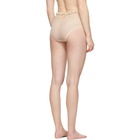 Le Petit Trou Beige Confiance High-Waisted Briefs