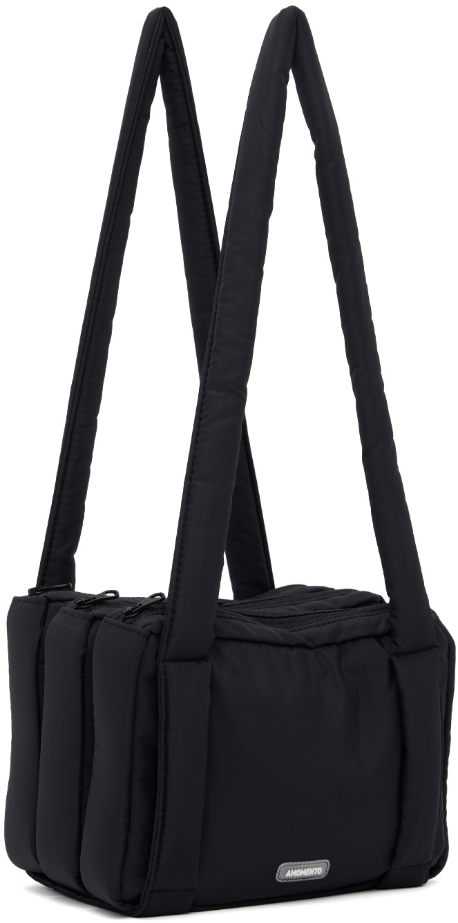 AMOMENTO Black Padded 3 Layer Bag
