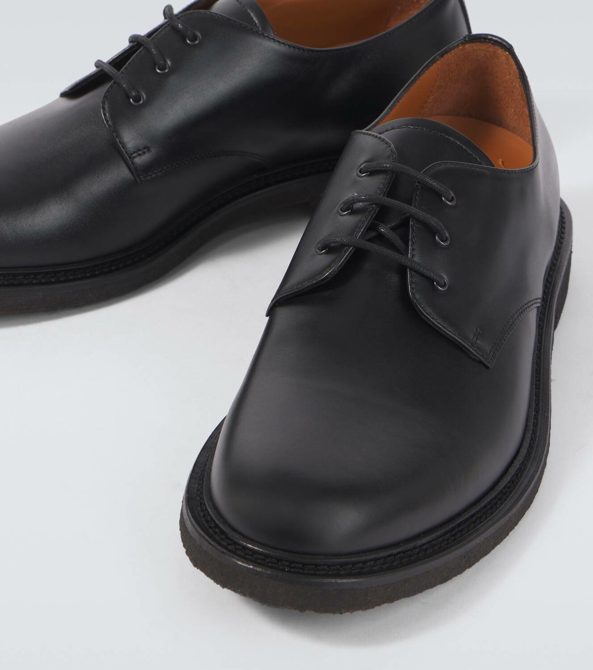 Common Projects Officers leather Derby shoes