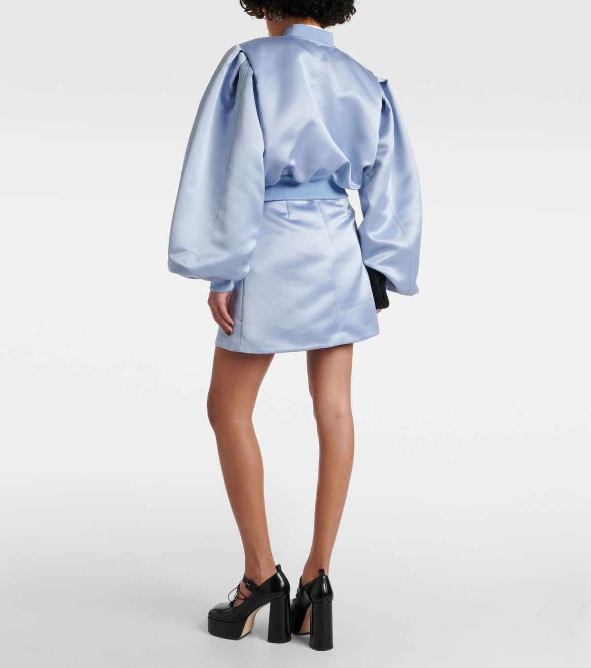 新品】Nina Ricci シルク Pleated-waist ジャケット