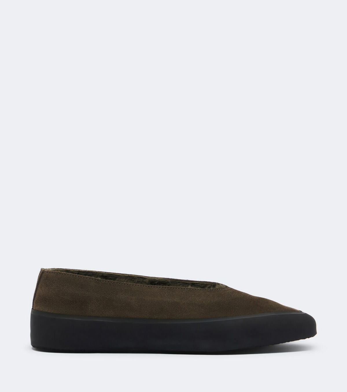 Le Monde Béryl Apres Ski shearling-lined suede ballet flats