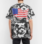 Vetements - Oversized Printed Cotton-Jersey T-Shirt - Black