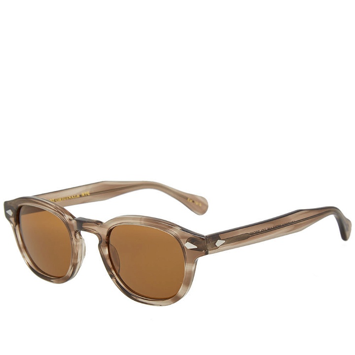 Photo: Moscot Lemtosh Sunglasses Brown Ash & Cosmitan Brown