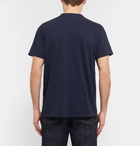 Velva Sheen - Two-Pack Slim-Fit Cotton-Jersey T-Shirts - Men - Navy