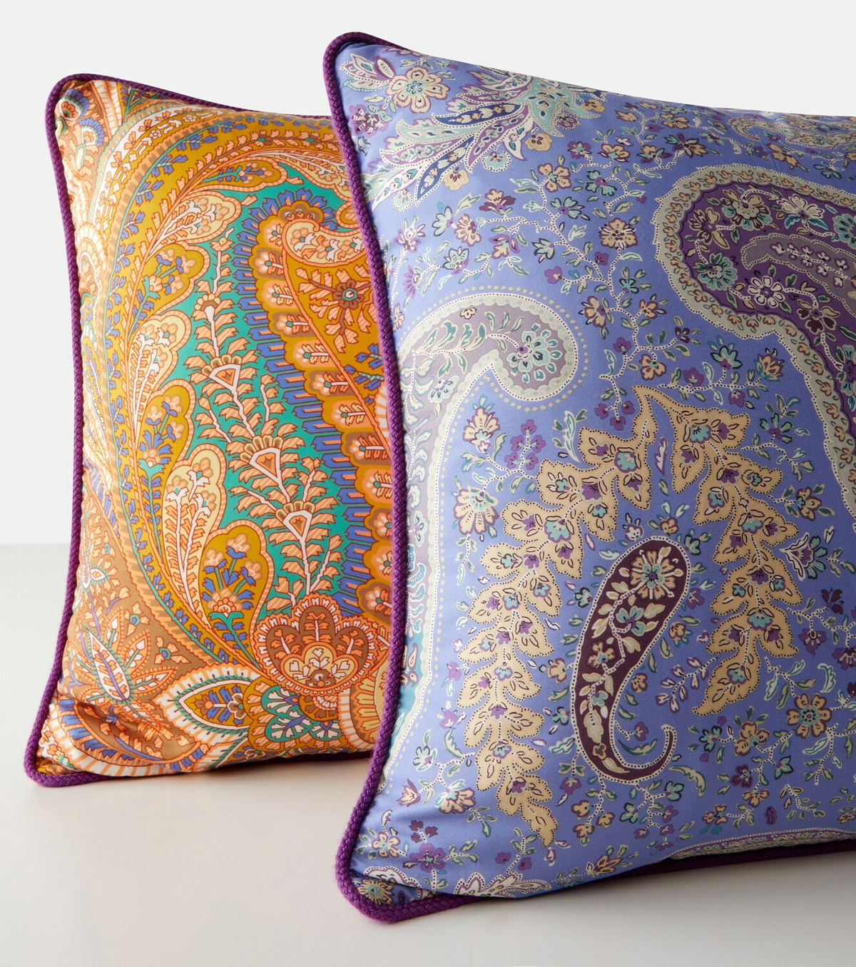 Etro Pegaso paisley cotton cushion