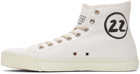 Maison Margiela White Canvas Tabi Sneakers