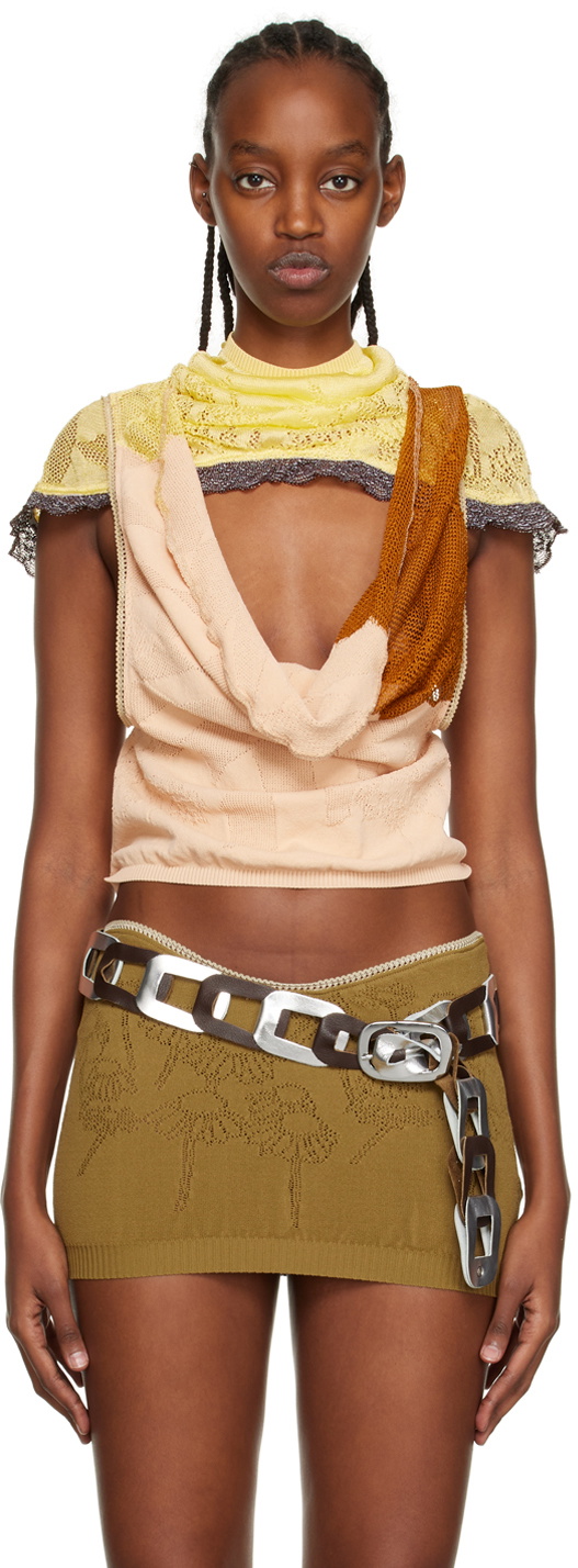 Katya Zelentsova SSENSE Exclusive Beige Blouse