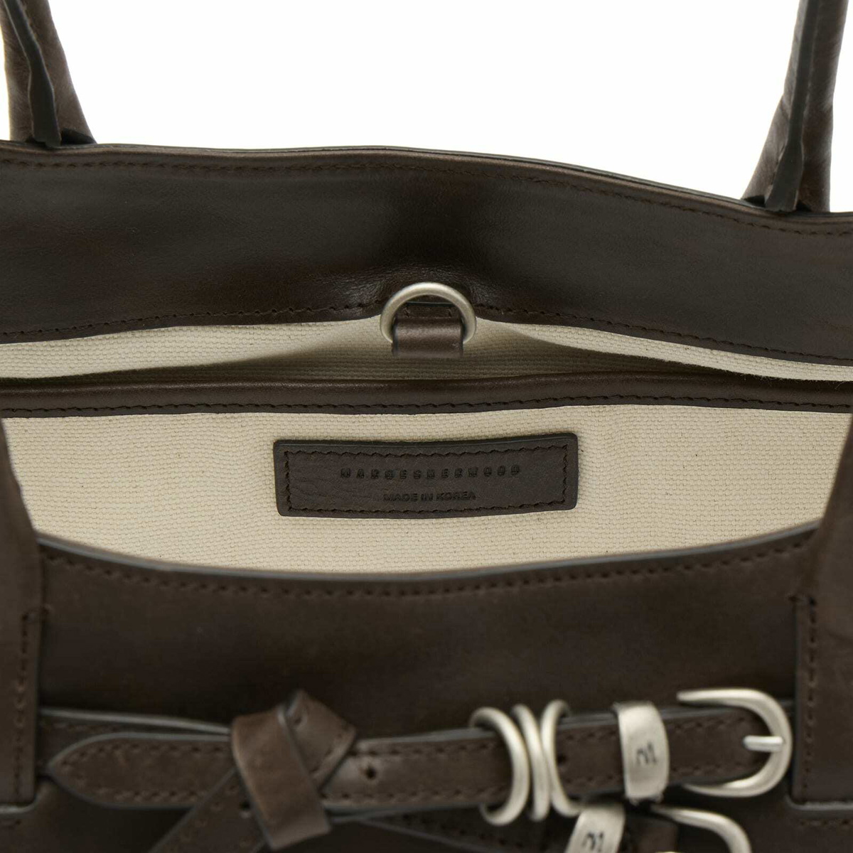 MARGESHERWOOD Women's Grandma  Bag - Large in Sepia Pull-Up 