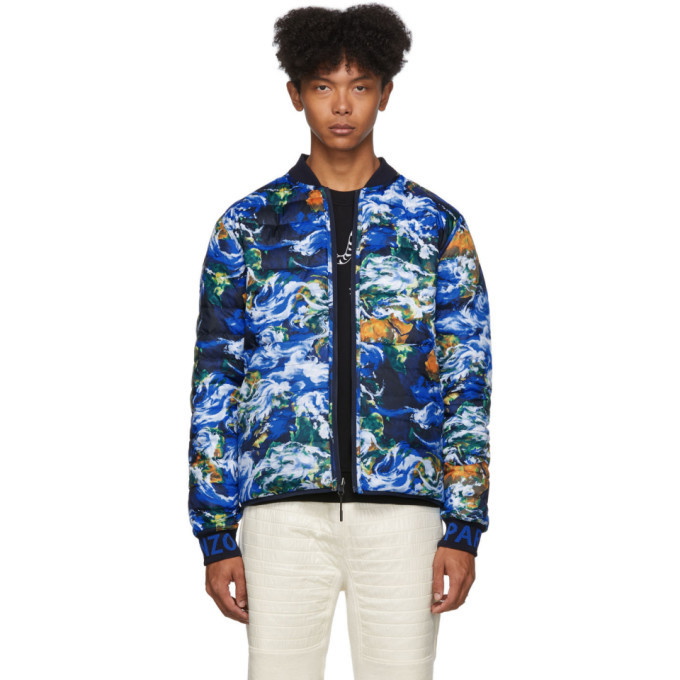 Photo: Kenzo Reversible Navy Down KENZO World Puffer Jacket