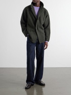 Inis Meáin - Wool and Cashmere-Blend Cardigan - Green