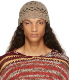 Vitelli Taupe Kufi Crochet Beanie