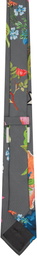 Vivienne Westwood Gray Hibiscus Tie