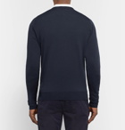 John Smedley - Blenheim Mélange Merino Wool Sweater - Blue