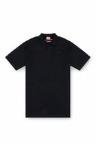 Diesel Polo shirt with maxi oval D embroidery - Polos Mens in Black