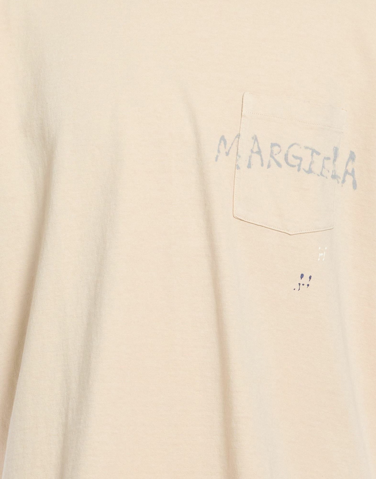 Maison Margiela Mens T-shirt in Beige