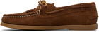 HEREU Tan Saler Nautic Suede Boat Shoes