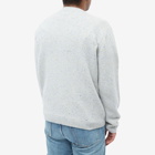 A.P.C. Men's A.P.C Chandler Donegal Crew Knit in Light Grey