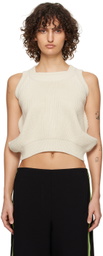 TheOpen Product Beige Cutout Vest