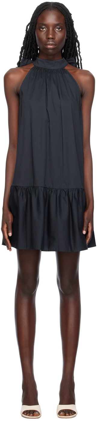 Staud Black Marlowe Minidress Staud