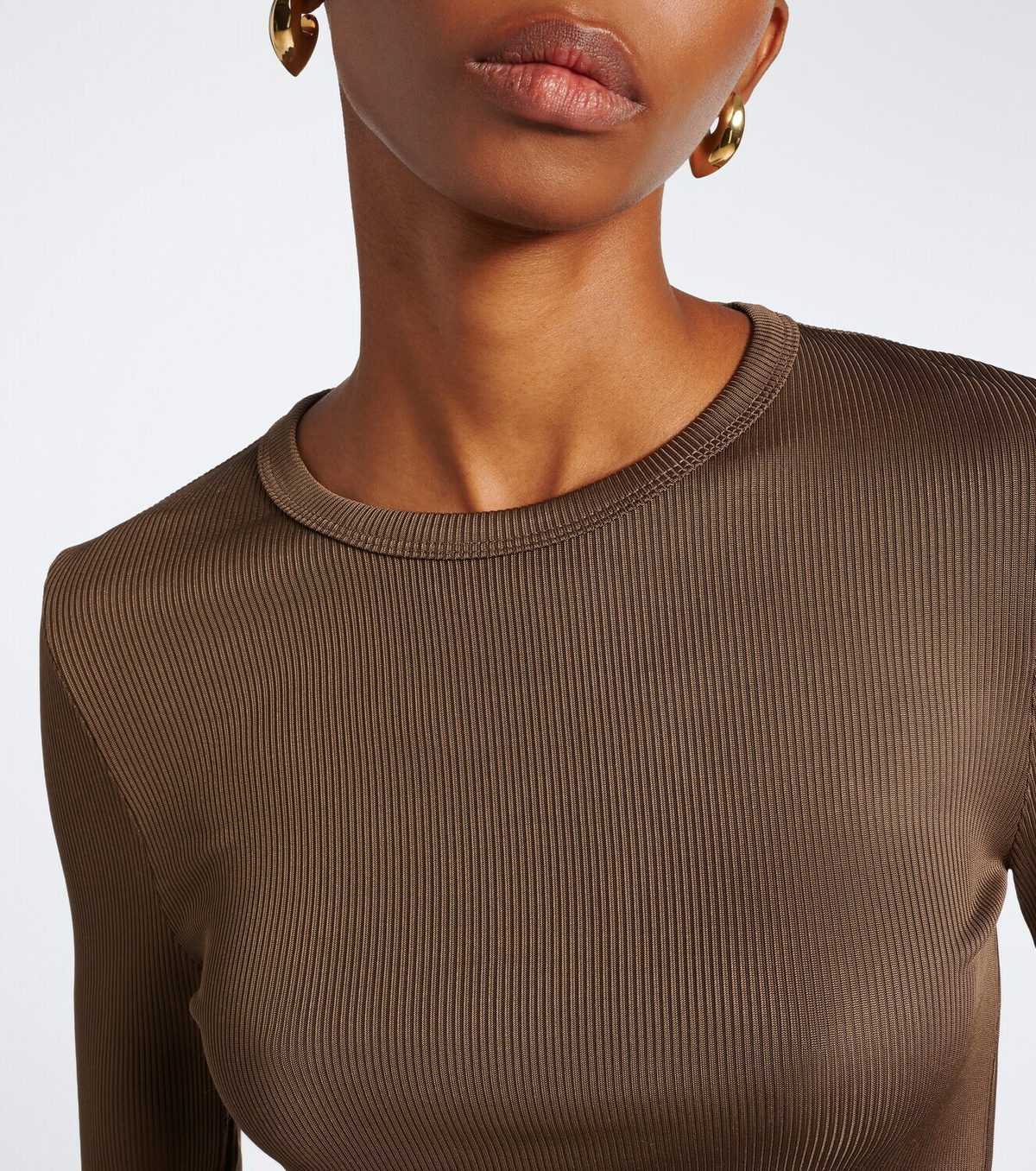 Agolde Delphi ribbed-knit top