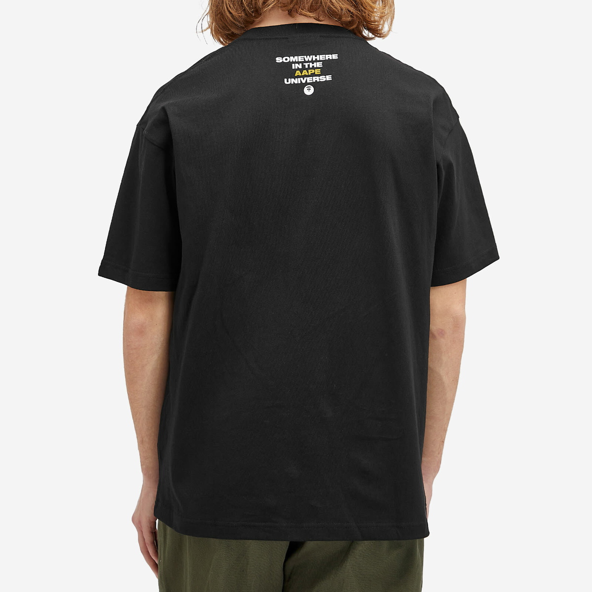 Men's AAPE Skate Stamp T-Shirt in Black