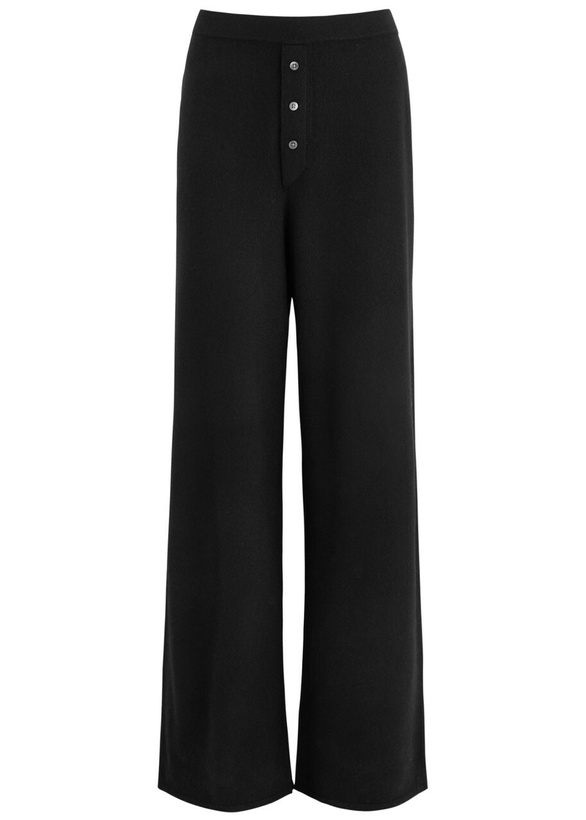 Photo: Guest In Residence Everywear Cashmere Trousers Black
