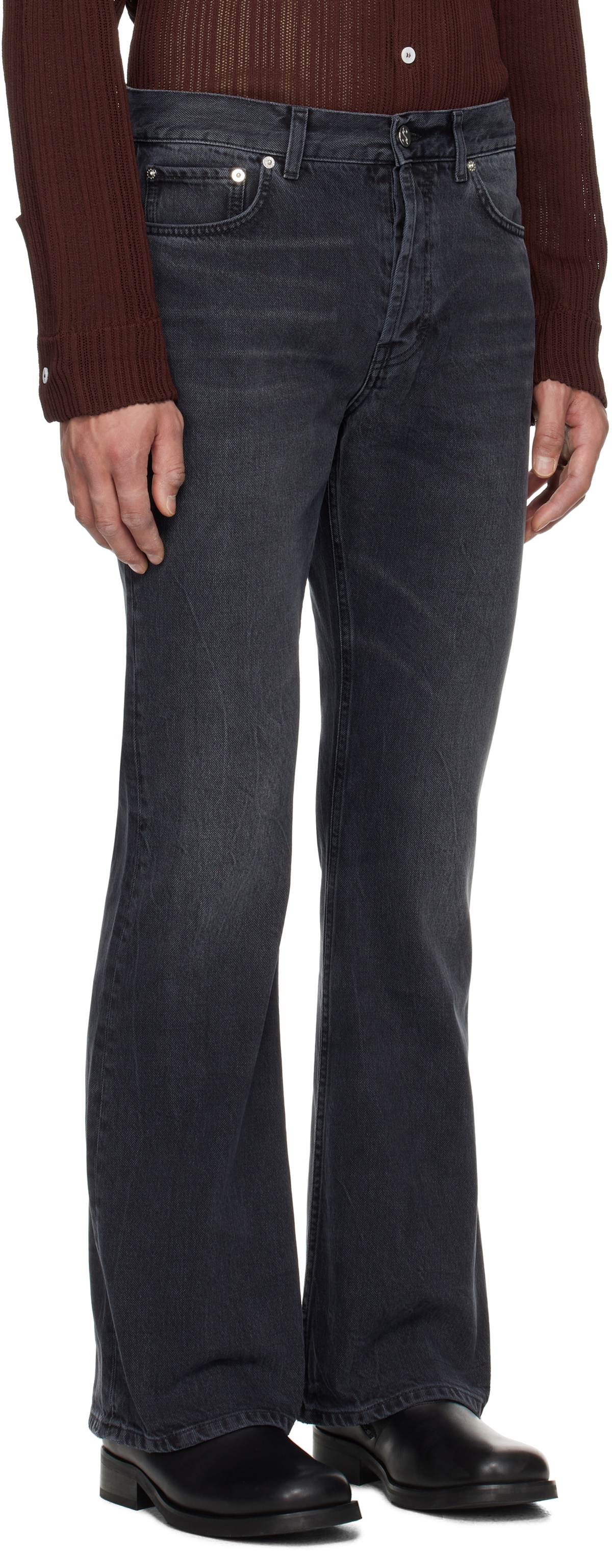 Séfr Black Rider Cut Jeans