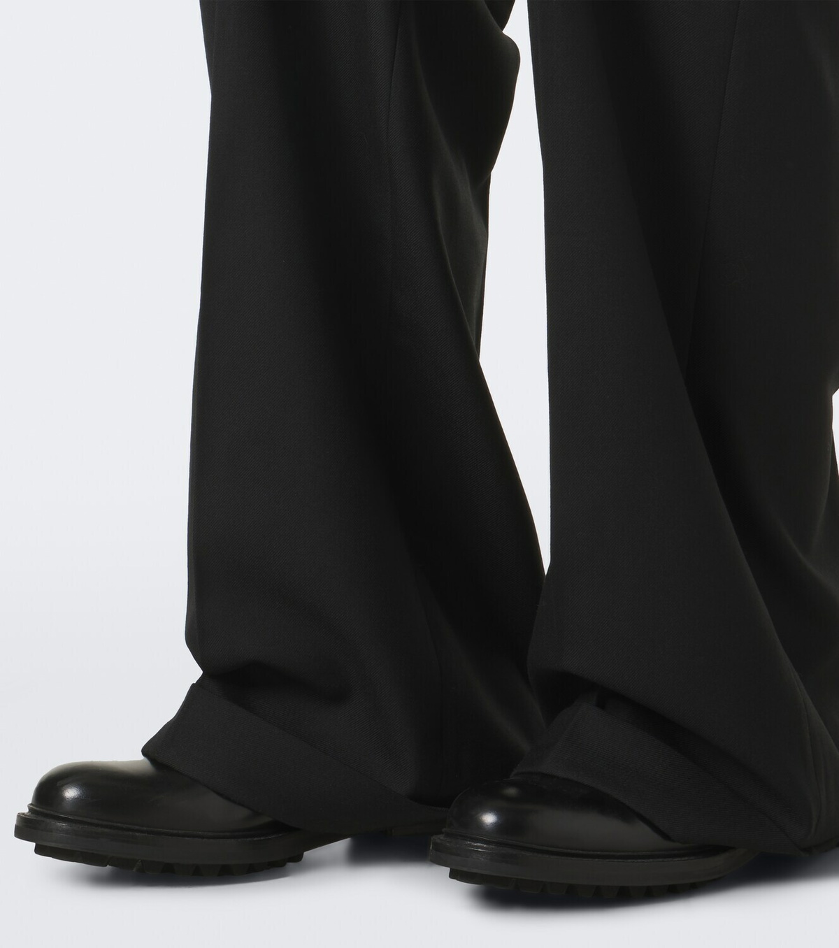 Junya Watanabe Pleated wool twill wide-leg pants