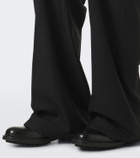 Junya Watanabe Pleated wool twill wide-leg pants