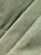 Brunello Cucinelli - Linen, Wool and Silk-Blend Down Gilet - Green